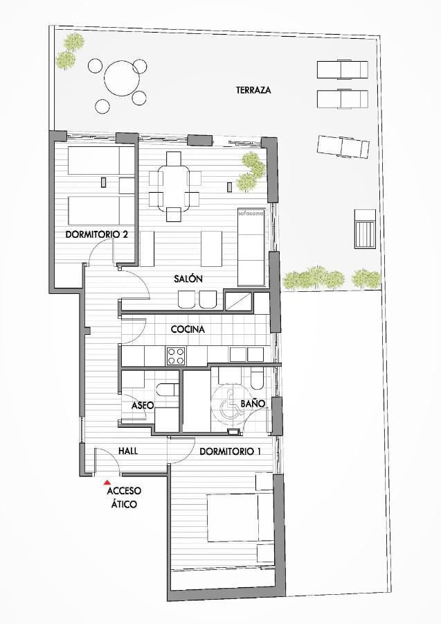 Atico San Marcos Apartment Salamanca Luaran gambar
